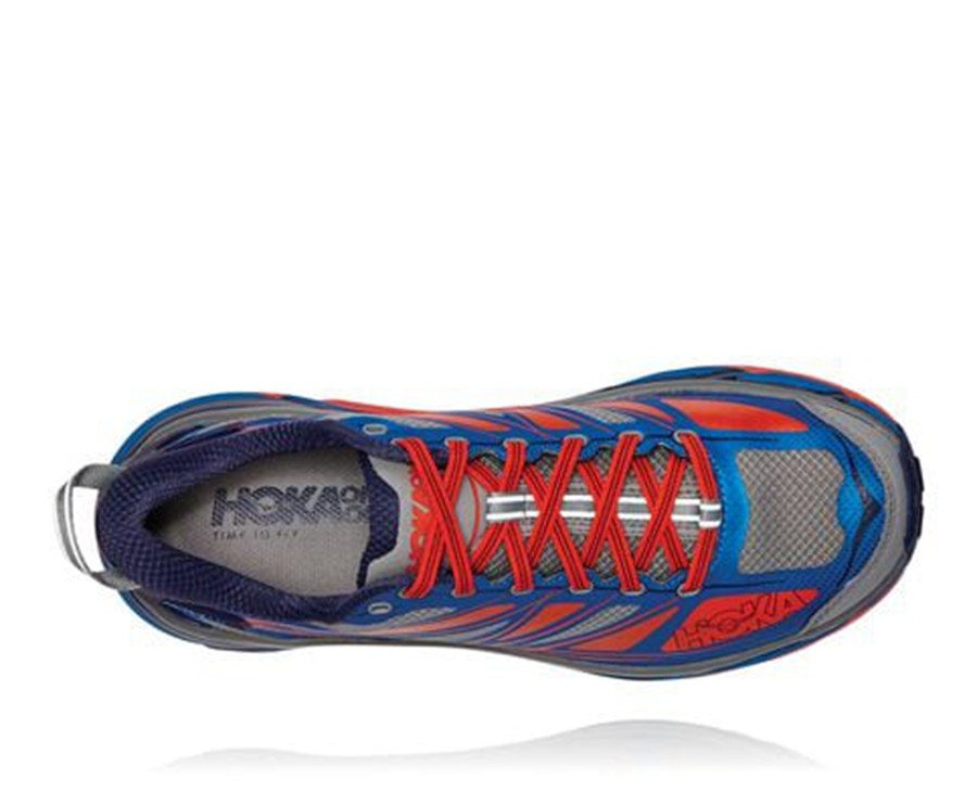 Tenis Trail Hoka One One Masculino Azuis - Mafate Speed 2 - 483-DKQGMP